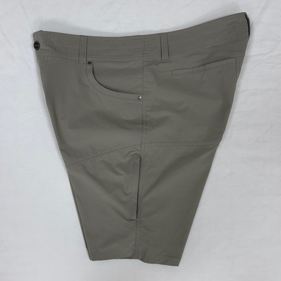 Kuhl Silencr Kargo Shorts Mens 38 Khaki Outdoor Hiking Short Camping Ripstop 10” - Picture 8 of 13